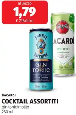 ALDI Bacardi cocktail assortiti offerta