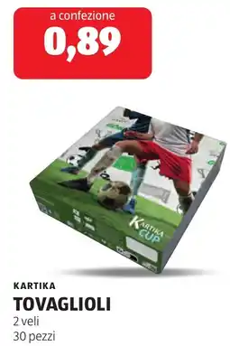 ALDI Kartika tovaglioli offerta