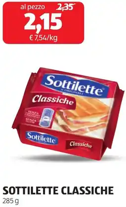 ALDI Sottilette classiche offerta