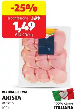 ALDI Regione che vai arista offerta