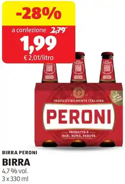 ALDI Birra peroni birra offerta
