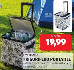 ALDI Live in style frigorifero portatile offerta