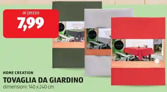 Home creation tovaglia da giardino