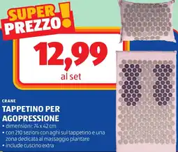 ALDI Crane tappetino per agopressione offerta