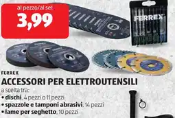 ALDI Ferrex accessori per elettroutensili offerta