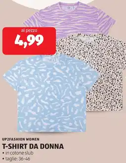ALDI Up2fashion women t-shirt da donna offerta