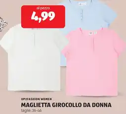 ALDI Up2fashion women maglietta girocollo da donna offerta