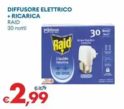 MD Discount Diffusore elettrico + ricarica raid 30 notti offerta