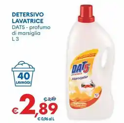 MD Discount Detersivo lavatrice dat5 profumo di marsiglia offerta