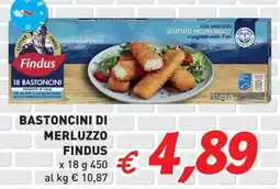 Coal Bastoncini di merluzzo FINDUS offerta