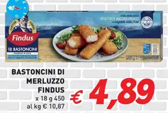 Coal Bastoncini di merluzzo FINDUS offerta
