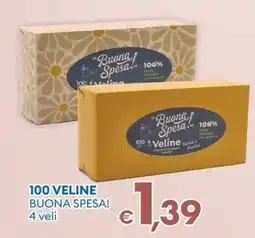 MD Discount 100 veline buona spesa! 4 veli offerta