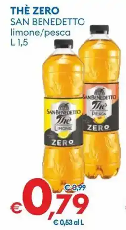 MD Discount Thè zero san benedetto limone/pesca offerta