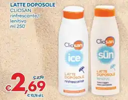 MD Discount Latte doposole cliosan rinfrescante/ lenitivo offerta