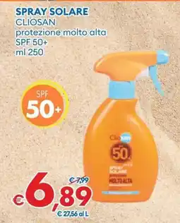 MD Discount Spray solare cliosan protezione molto alta SPF 50+ offerta