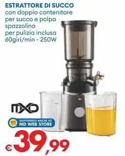 MD Discount Mxd estrattore di succo offerta