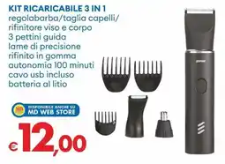MD Discount Kit ricaricabile 3 in 1 offerta