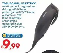 MD Discount Tagliacapelli elettrico selettore per la regolazione offerta
