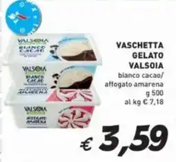Coal Vaschetta gelato VALSOIA offerta