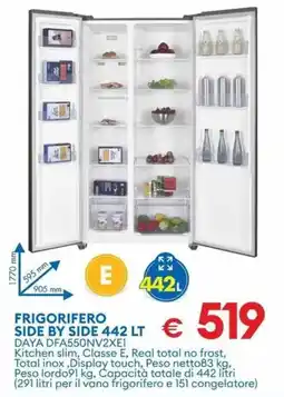MD Discount Side by side 442 LT DAYA DFA550NV2XE1 offerta
