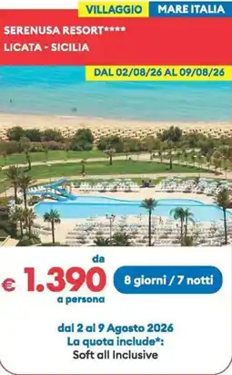 MD Discount Serenusa resort licata - sicilia offerta