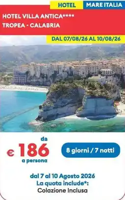 MD Discount Hotel villa antica tropea - calabria offerta