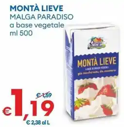 MD Discount Montà lieve malga paradiso a base vegetale offerta