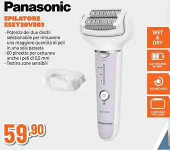 Panasonic epilatore ESEY30V503