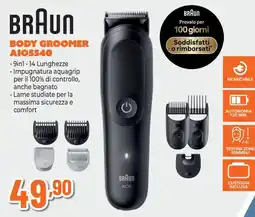 Expert Braun body groomer AIO5540 offerta