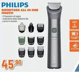 Expert Philips rifinitore all in one MG5921 offerta