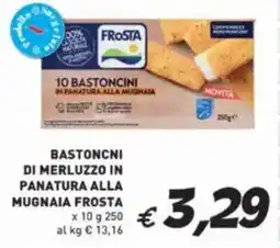 Coal Bastoncni di merluzzo in panatura alla mugnaia FROSTA x10 offerta