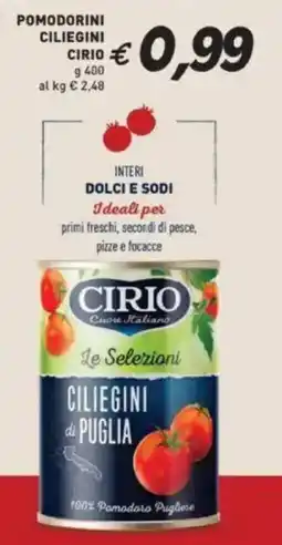 Coal Pomodorini ciliegini CIRIO offerta