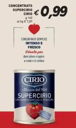 Coal Concentrato supercirio CIRIO offerta
