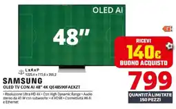 Comet SAMSUNG OLED TV CON AI 48" 4K QE48S90FAEXZT offerta