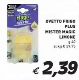 Coal Ovetto frigo plus mister magic limone offerta