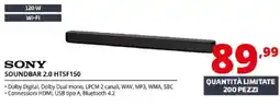 Comet SONY SOUNDBAR 2.0 HTSF150 offerta