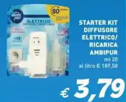 Coal Starter kit diffusore elettrico/ ricarica AMBIPUR offerta