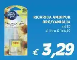 Coal Ricarica ambipur oro/vaniglia offerta