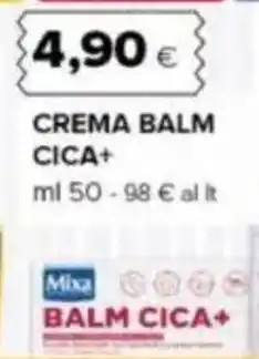Oasi Mixa crema balm cica+ offerta