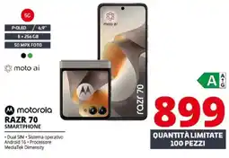 Comet motorola RAZR 70 SMARTPHONE offerta