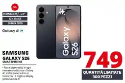 Comet SAMSUNG GALAXY S26 SMARTPHONE offerta