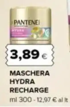 Oasi Pantene maschera hydra recharge offerta