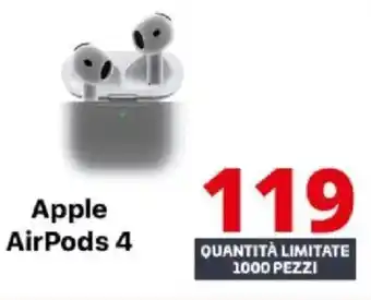 Comet Apple AirPods 4 offerta