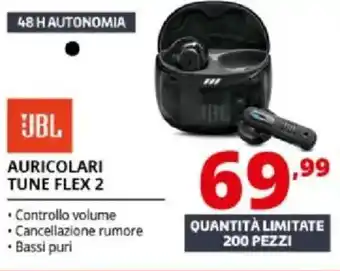 Comet Jbl auricolari tune flex 2 offerta