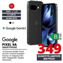 Comet Google pixel 9A smartphone offerta