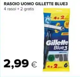 Oasi Rasoio uomo GILLETTE Blu3 offerta