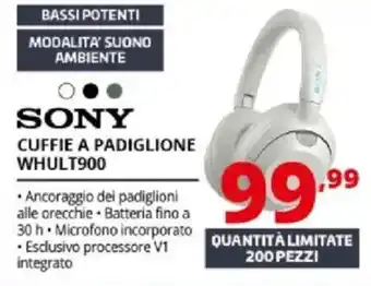 Comet Sony cuffie a padiglione WHULT900 offerta