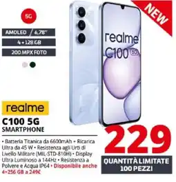 Comet Realme C100 5G smartphone offerta