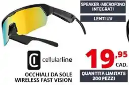 Comet Cellularline occhiali da sole wireless fast vision offerta