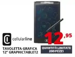Comet Cellularline tavoletta grafica 12" graphictablet2 offerta